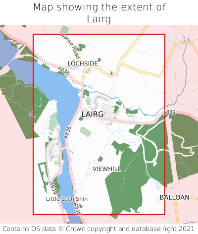 Lairg Map